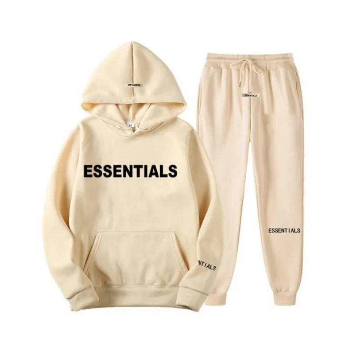 Chandal-Essentials-Amarillo-Claro Chandal Essentials Amarillo Claro