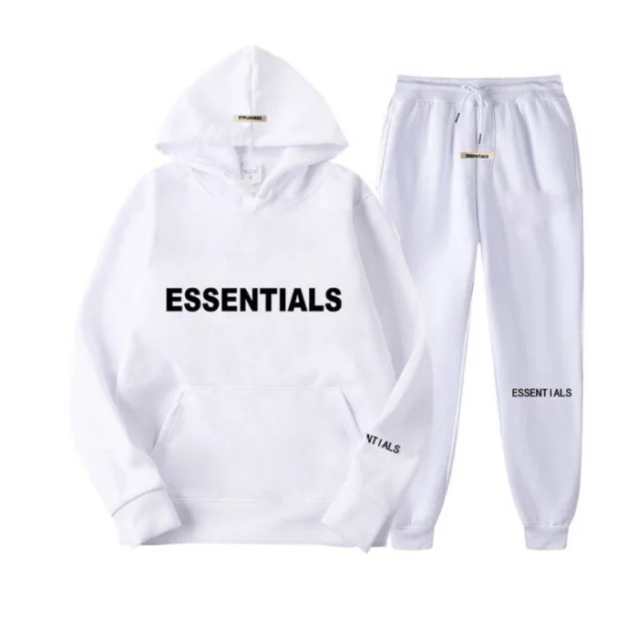 Chándal-Essentials-Blanco Chándal Essentials Blanco