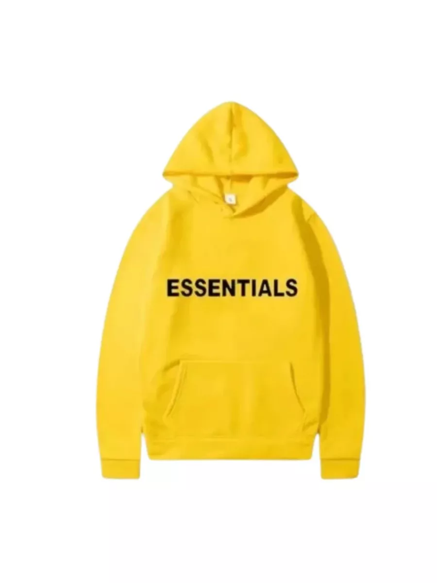sudadera-essentials-amarillo Sudadera Essentials Amarillo