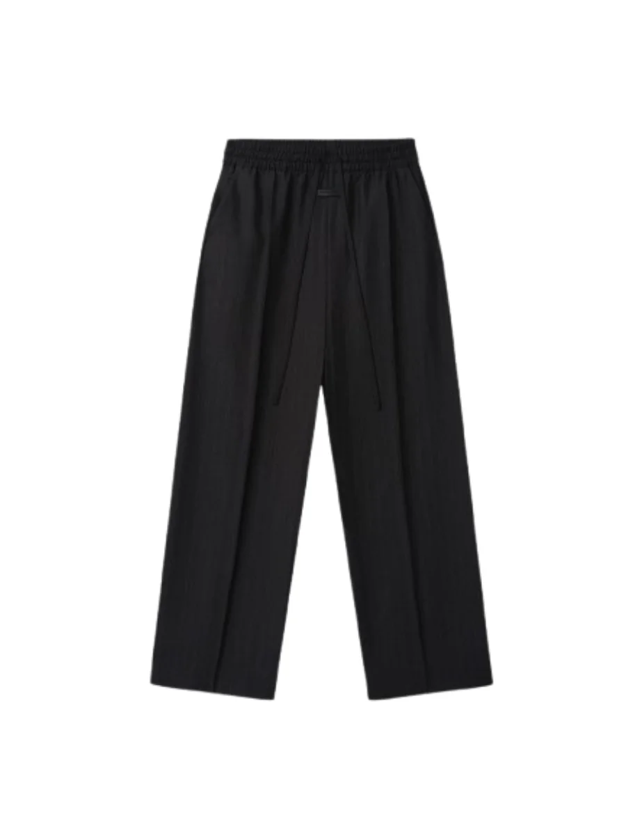 Essentials-Negro-Pantalones Essentials Negro Pantalones