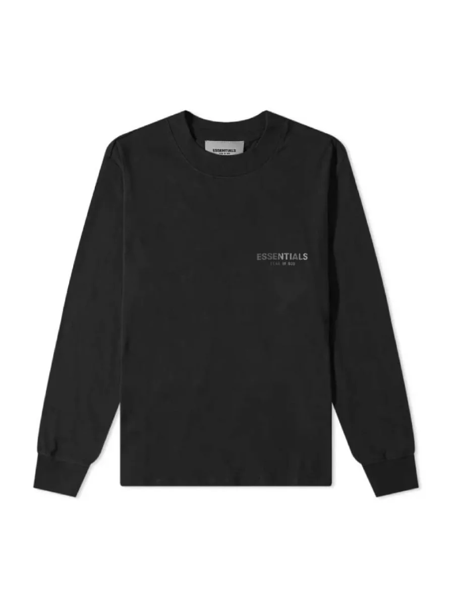 Essentials-Negro-Polo-Sweatshirt Essentials Negro Polo Sweatshirt
