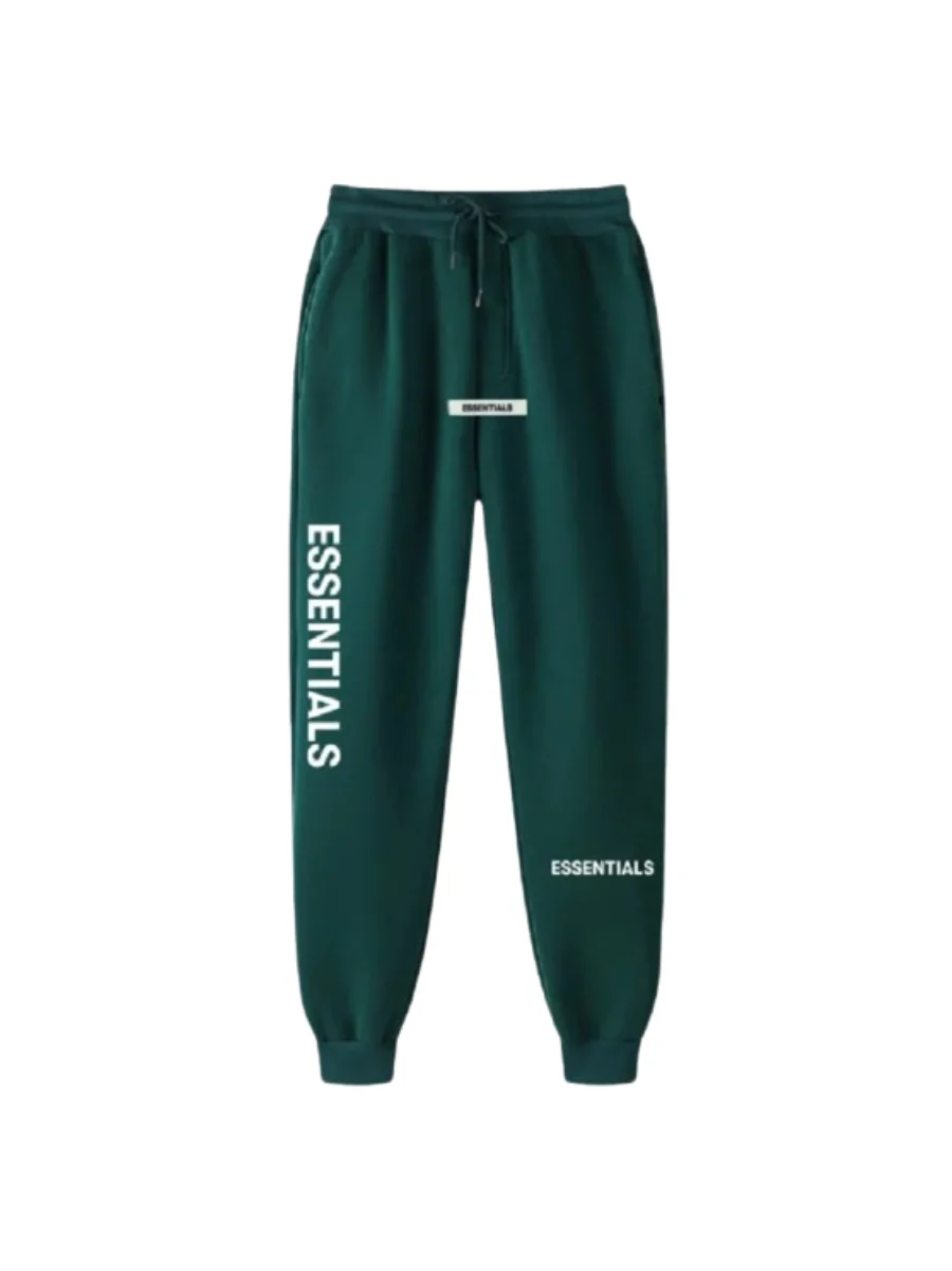 Essentials-Verdes-Pantalones Essentials Verdes Pantalones